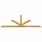 Ekena Millwork Richland Timber Gable Bracket, Western Red Cedar, 108"W x 31 1/2"H x 2"D x 4"F, 7/12 Pitch GBW108X31X0204RIC00RWR - alternate 1